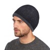 HADM Oversize XXL Men Beanie Hat for Big Heads 23.5"-25.5"