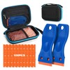 Plastic Razor Blade Scraper with Carry Case, 2 Pack Razor