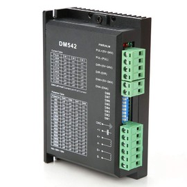 Nema 17/23 Stepper Motor Driver, DM542 2-Phase Stepper Motor Driver 57/86 Series Stepping Motor Driver 18-48VDC Peak 4.2A for Driving 57 and 86 Series Motors