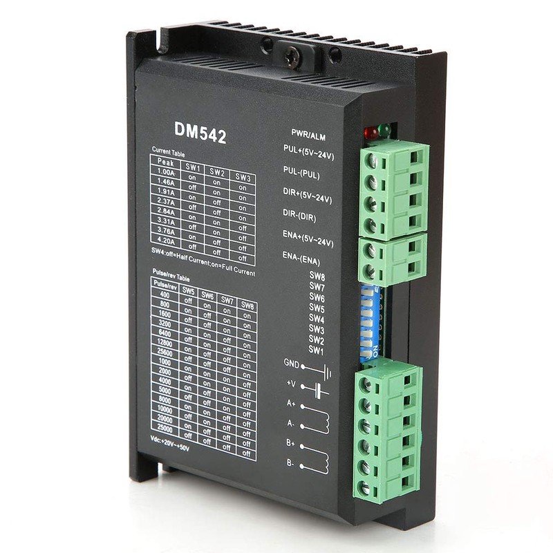 Nema 17/23 Stepper Motor Driver, DM542 2-Phase Stepper Motor Driver