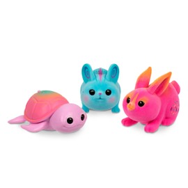 Little Live Pets NeeDees Candy Series Pack of 3, Plush Interactive Toys Collection, 50+ Sounds and Reactions, Wearable Interactive Kids Toys