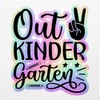 Holographic Decal Stickers of Out Kindergarten Premium Waterproof Vinyl Decal