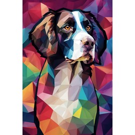 Springer Spaniel Gift: 108 Lined Page Notebook, Journal, Diary, Artistic, 6x9 Inches