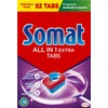 Somat All in 1 Extra Dishwasher Tabs (92 Tabs), Dish