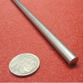 Basic 304 Stainless Steel Round Rod, 5/16" (.312") Dia x 60" Long, 2 Units, 10 Ft Tot
