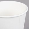 White Paper Hot Coffee Tea Drinking Cups 12oz.- 350ml. (Pack