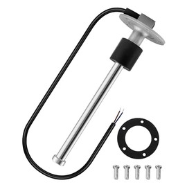 HZSIFU Fuel Level Sending Unit 0-190 ohms 9"(230mm) for Marine Boat Truck Car, Fuel Water Level Gauge Sensor Stainless Steel Fuel Gas Sender