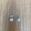 Agalea | Aretes largos de Plata 925 con perla natural
