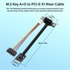 SinLoon M.2 NGFF Key A+E to PCIe X1 Extender Cable
