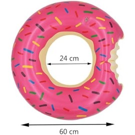 2 Unidades de 59,9 cm para Piscina con rosquillas, flotadores inflables, Tubos para natación, balsa de natación, Juegos de Playa de Verano,