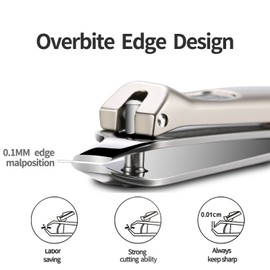 MR.GREEN Nail Clippers, Cuticle Clipper, Medical Grade Stainless Steel, Sharp and Durable Nail Cutter for Men and Women (M-1110plus)