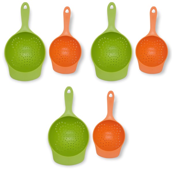 Handy Housewares 2 Piece Nesting Mini Food Colander Set -