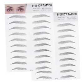 Ipetboom Men Women Brow Tint Stickers Artificial Eyebrow Transfer Instant Needed