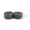 1 Inch Gray Hook & Loop Sew On Fastener -