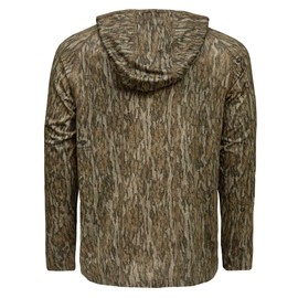 Mossy Oak Standard Mens Camo Hoodie Lightweight Hunting Shirts, Bottomland, 3X-Large