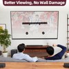 No Stud Drywall TV Wall Mount for 32-75 Inch, Studless