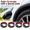 Wheel Arch Fender Protectors for Car Exterior – 4-Piece Carbon