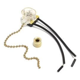 Zing Ear 2 Pzs Interruptor Switch Cadena P/ Ventilador De Techo Luz