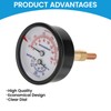 MEASUREMAN Commercial Tridicator, 2.5" Dial, 1/4" NPT Back Mount, Dual