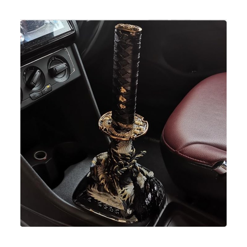 Universal Car Katana Shift Boot Cover Stitch Ancient Japanese Antiquity