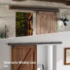 Ccjh 6.6FT Box Rail Hardware Sliding Barn Door Track Aluminium