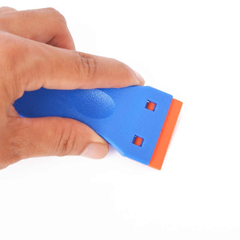 EHDIS 1.5" Plastic Razor Scraper with 10pcs Double Edged Plastic