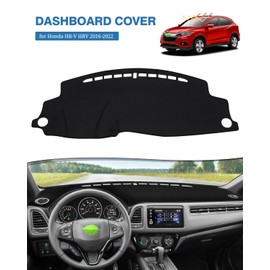 FIILINES Dash Cover Fit for Honda HR-V HRV 2016-2022 Dashboard Cover HRV Accessories Dashboard Mat Sunshade Nonslip Mesh Protector No Glare
