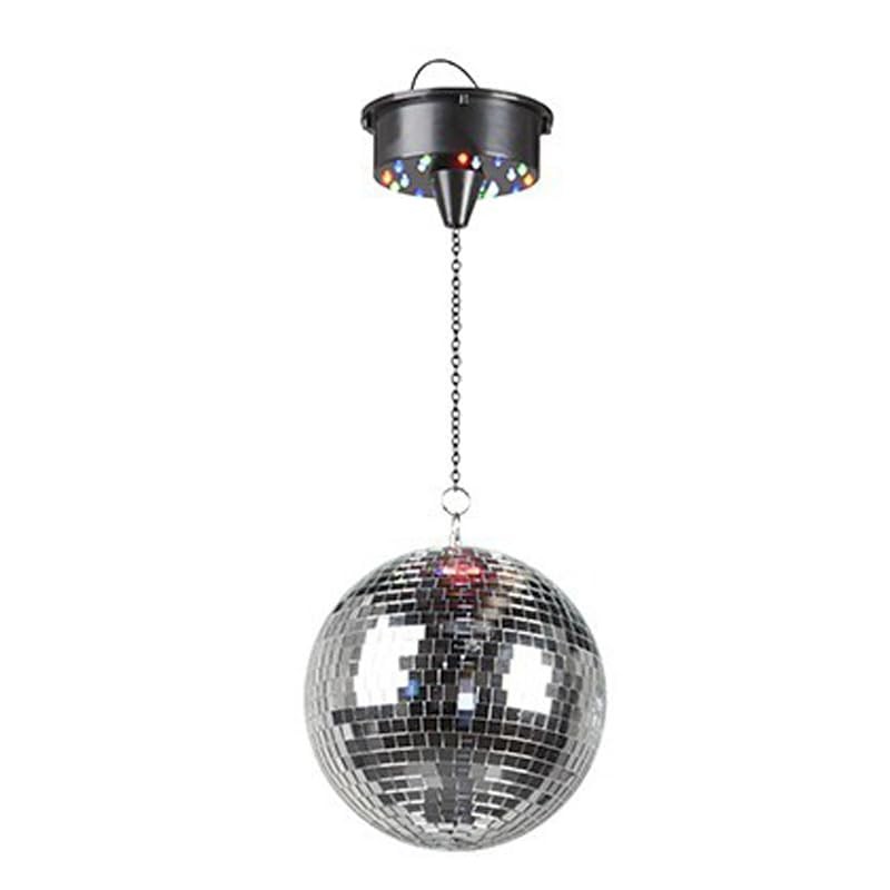 Rotating Disco Ball Motor with Light, 6RPM Spinner Light 18LEDs