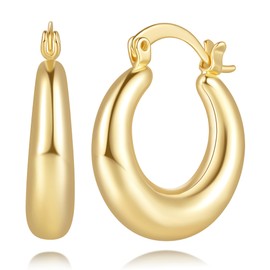 Chantel Yorke Gold Earrings for Women 14K Gold Hoop Earrings for Women