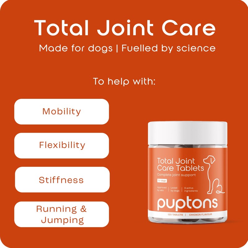 puptons Total Joint Care Supplement for Dogs | Joint Supplement