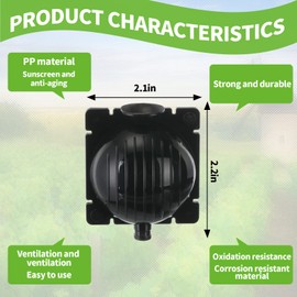 100 Pcs Air Layering Pods Reusable Plant Rooting Device Plant Root Growing Box High Pressure Propagation Ball Grafting Device Botany Root Controller for Tree Plants Asexual Reproduction, Small, Black