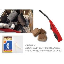 SOLSTICKAN Wooden Cubes 100 Pcs Fire Starters with Vegetable Wax