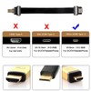chenyang CYFPV Cable plano de extensión micro HDMI macho a