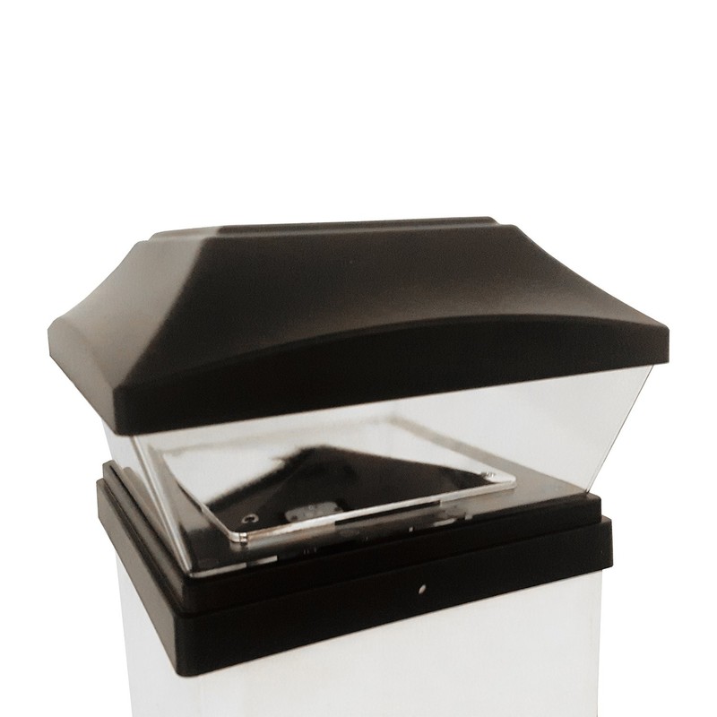 6" x 6" Solar Post Cap Light LED Bright SMD,