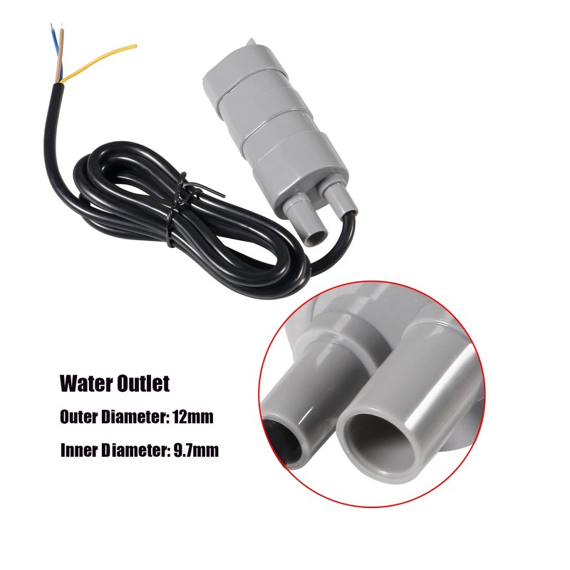 DIANN DC 12V Submersible Water Pump 840L/H High Flow Pumps