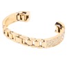 Stainless Steel Bracelet Women Inlay Rhinestones Wristband Wrist Decoration for