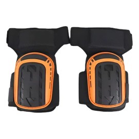 Rodilleras para Trabajo con Protección Ajustable Ergonómica y Resistentes Soporte de Rodilla para Construcción Color Negro Naranja