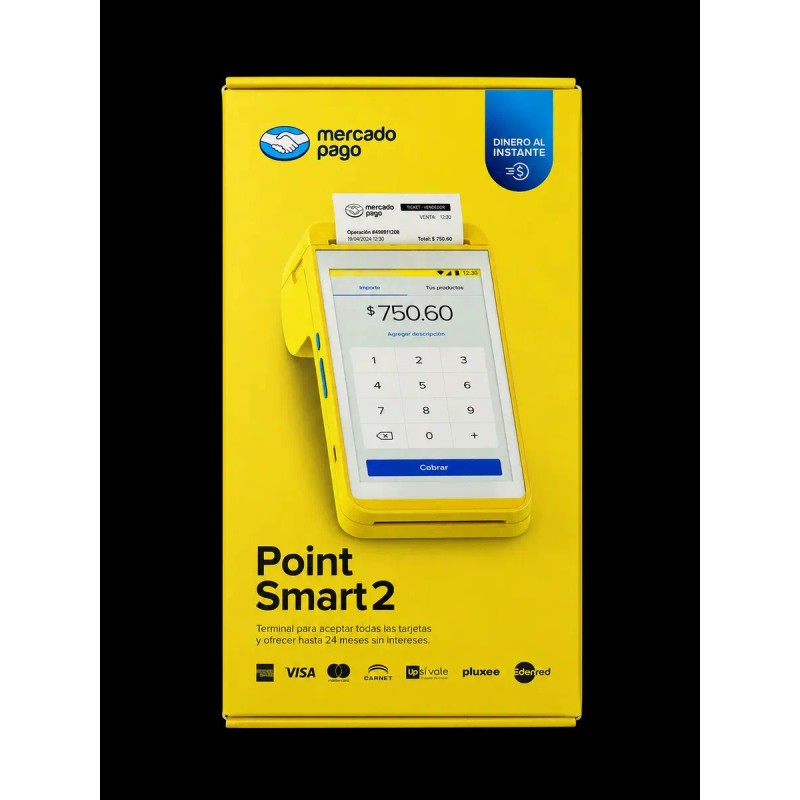Terminal Point Smart 2 con Internet Gratis, Pago con Tarjetas