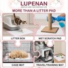 LUPENAN Cat Pee Pads,Super Absorbent,Odor Control with Lavender Scent,Multi Cat,16.9"x11.4"