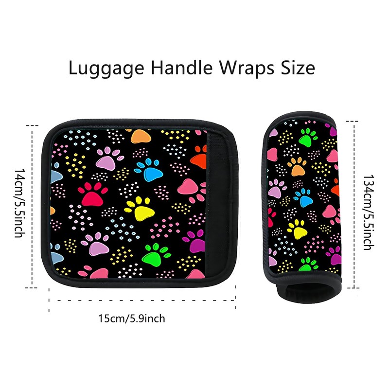 Ruhuayoupin Luggage Handle Wrap Unique Luggage Wraps for Suitcase Neopener