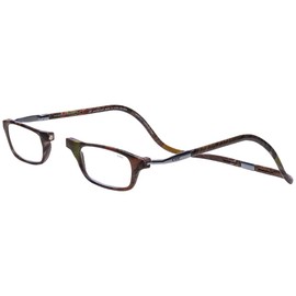 Clic Magnetic Reading Glasses, Adjustable Temple, Computer Readers, Original Expandable, (M-XL, Kings Camo, 1.75 Magnification)