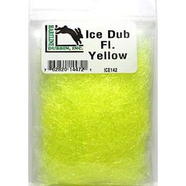Hareline Dubbin Ice Dub #142 FL. Yellow