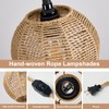 ALAISLYC 15ft Plug in Pendant Light with Cord Dimmable Switch