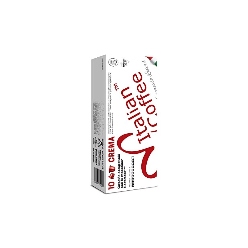Italian Coffee for Espresso Lovers capsules compatible with Nespresso Original