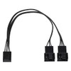 AINEX CA-098A 15cm Black Bifurcage Power Ribbon Cable for PWM