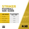 NINE Premium Quality Footballs Striker - Size 3, 4, 5