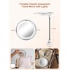 Brightown 10x Magnifying Mirror with Light, Flexible Gooseneck Make up