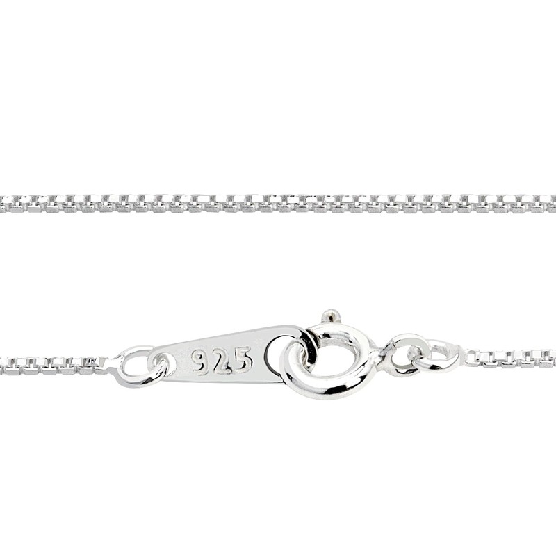 Sears 925 Silver Venetian Chain Necklace (SV 925), Silver, No