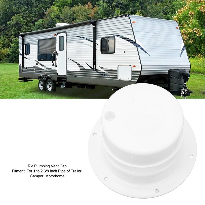 2 x Vent Cap for Motorhome Sanitary Systems, Pipe Vent