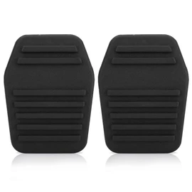 VOBOR Car Clutch Brake Pedal Rubber Pad Cover - 1 Pair Brake Clutch Rubber Foot Pedal Pad Cover for Transit MK6 MK7 2000-2014